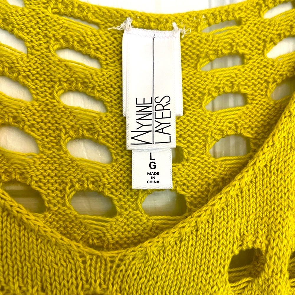 Beautiful greenish Beach Cover Tunic in perfect cond.  Large, fits like an Xlg - Picture 2 of 9